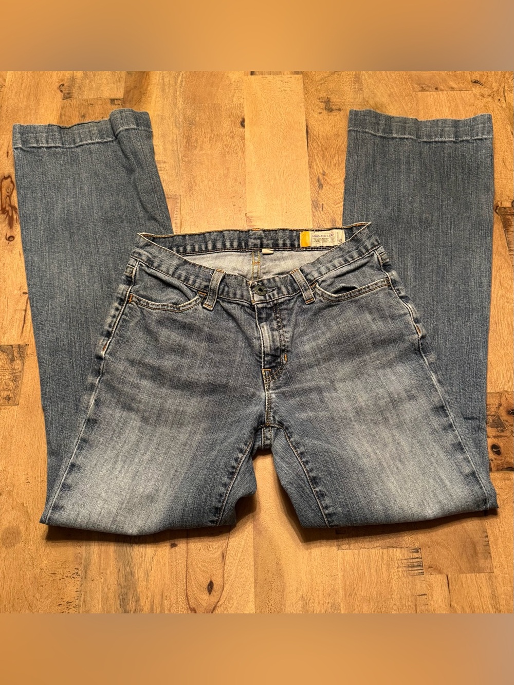 Y2K Vintage Gap Long and Lean Jeans, Size 1R, Low Rise Flare Bootcut Denim